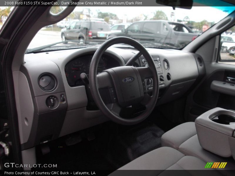 Dark Shadow Grey Metallic / Medium/Dark Flint 2008 Ford F150 STX SuperCab