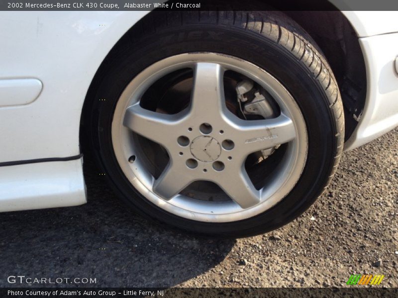 Alabaster White / Charcoal 2002 Mercedes-Benz CLK 430 Coupe