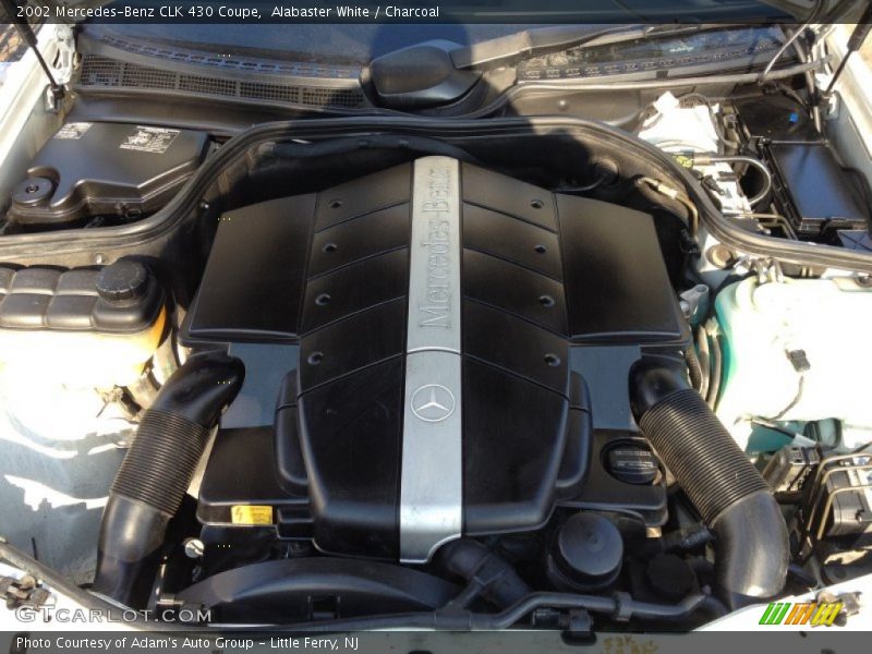 Alabaster White / Charcoal 2002 Mercedes-Benz CLK 430 Coupe