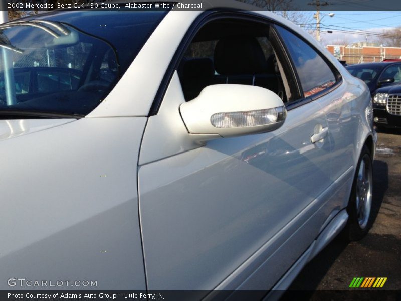 Alabaster White / Charcoal 2002 Mercedes-Benz CLK 430 Coupe