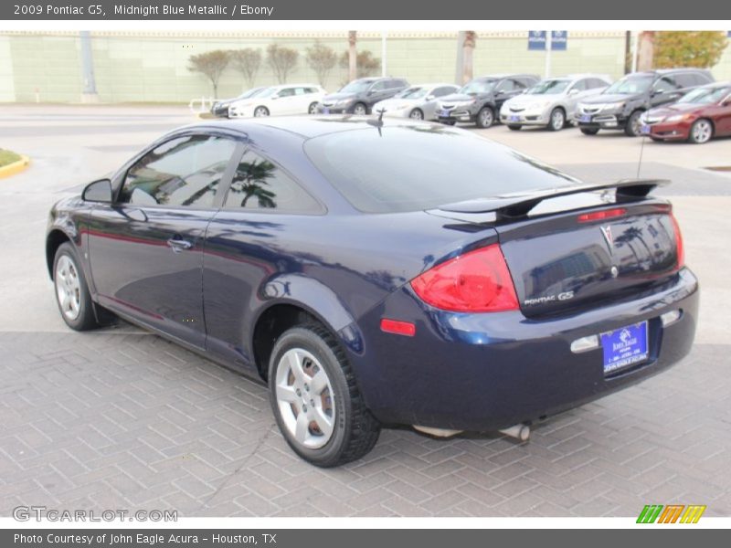 Midnight Blue Metallic / Ebony 2009 Pontiac G5