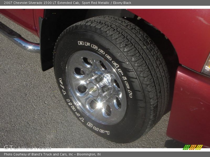 Sport Red Metallic / Ebony Black 2007 Chevrolet Silverado 1500 LT Extended Cab