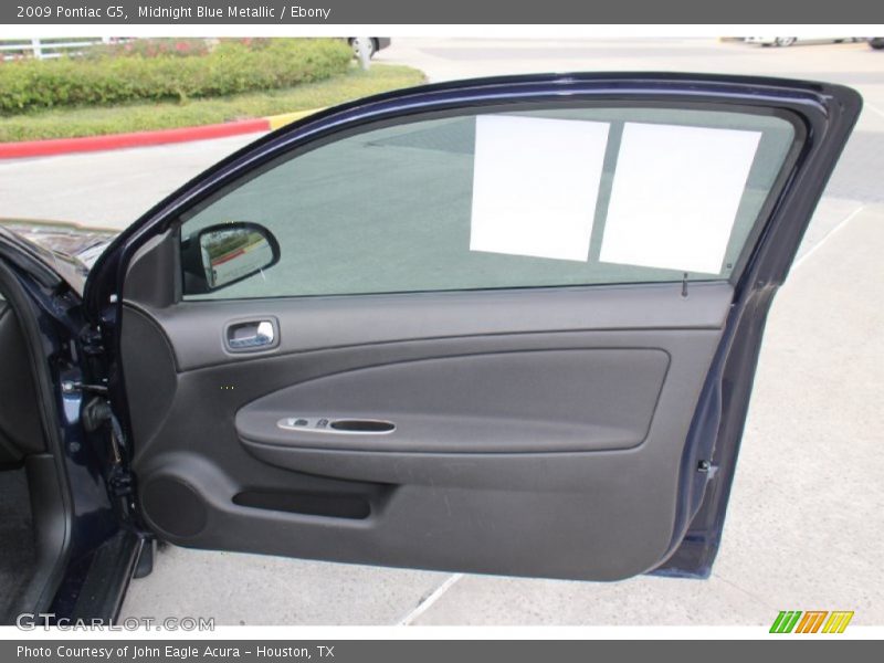 Midnight Blue Metallic / Ebony 2009 Pontiac G5