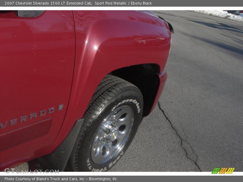 Sport Red Metallic / Ebony Black 2007 Chevrolet Silverado 1500 LT Extended Cab