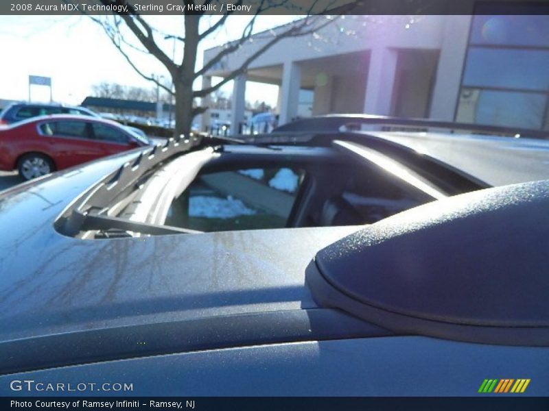 Sterling Gray Metallic / Ebony 2008 Acura MDX Technology
