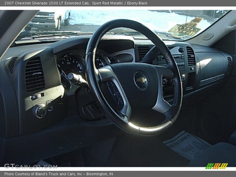 Sport Red Metallic / Ebony Black 2007 Chevrolet Silverado 1500 LT Extended Cab