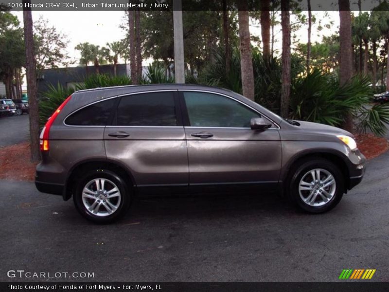 Urban Titanium Metallic / Ivory 2010 Honda CR-V EX-L