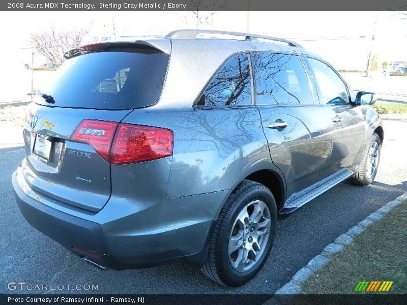 Sterling Gray Metallic / Ebony 2008 Acura MDX Technology