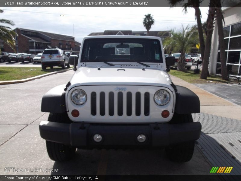 Stone White / Dark Slate Gray/Medium Slate Gray 2010 Jeep Wrangler Sport 4x4