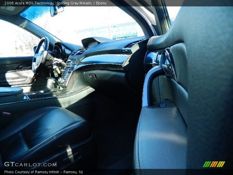 Sterling Gray Metallic / Ebony 2008 Acura MDX Technology