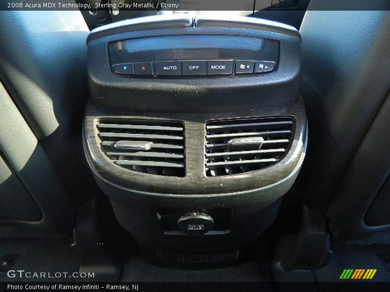 Sterling Gray Metallic / Ebony 2008 Acura MDX Technology
