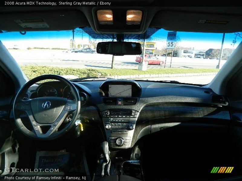 Sterling Gray Metallic / Ebony 2008 Acura MDX Technology