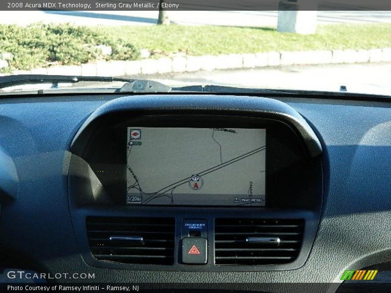 Sterling Gray Metallic / Ebony 2008 Acura MDX Technology
