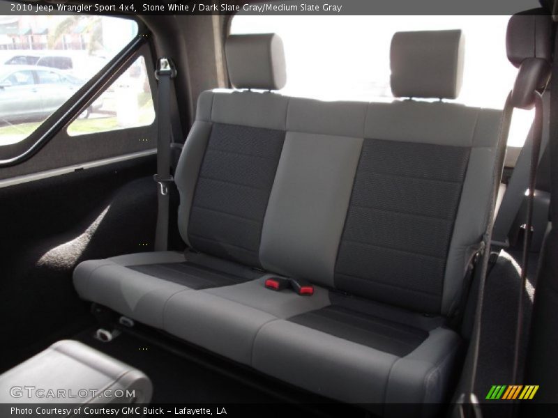 Stone White / Dark Slate Gray/Medium Slate Gray 2010 Jeep Wrangler Sport 4x4