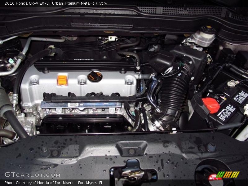 Urban Titanium Metallic / Ivory 2010 Honda CR-V EX-L