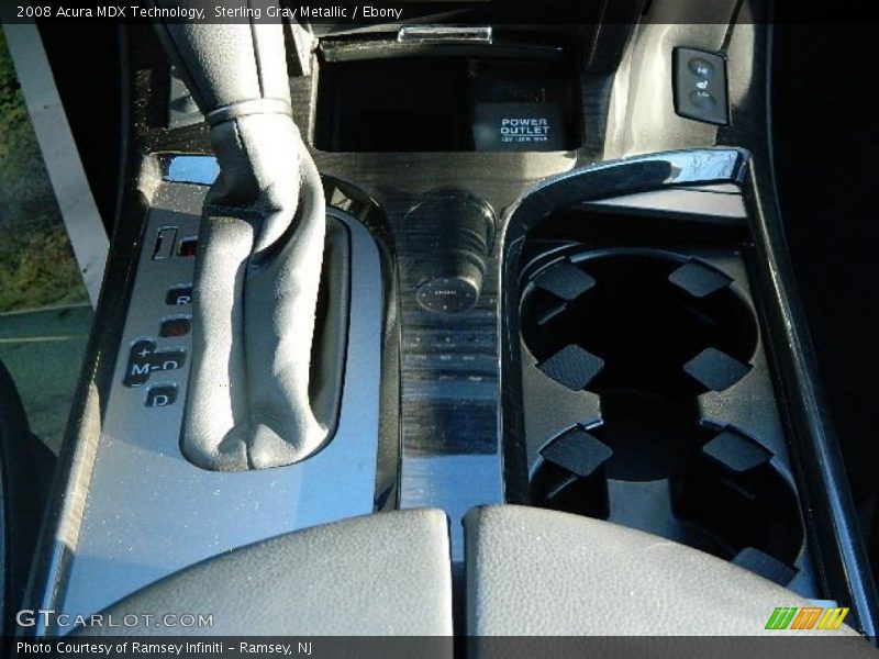 Sterling Gray Metallic / Ebony 2008 Acura MDX Technology