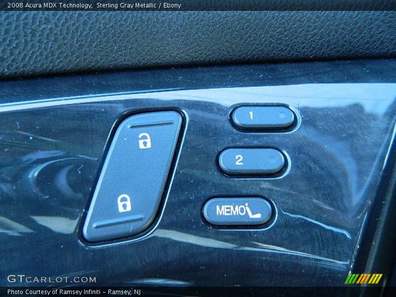 Sterling Gray Metallic / Ebony 2008 Acura MDX Technology