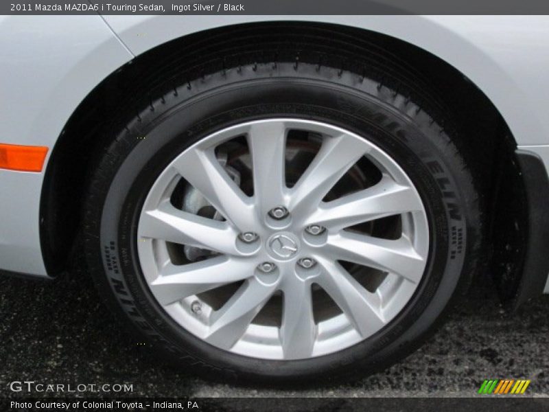Ingot Silver / Black 2011 Mazda MAZDA6 i Touring Sedan