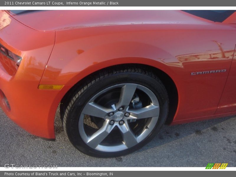 Inferno Orange Metallic / Black 2011 Chevrolet Camaro LT Coupe