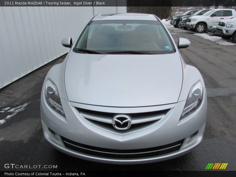 Ingot Silver / Black 2011 Mazda MAZDA6 i Touring Sedan