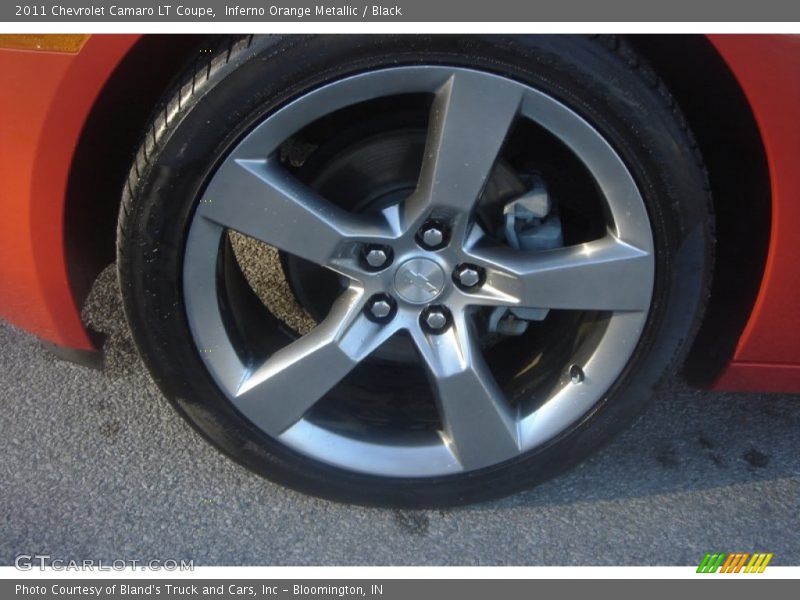 Inferno Orange Metallic / Black 2011 Chevrolet Camaro LT Coupe