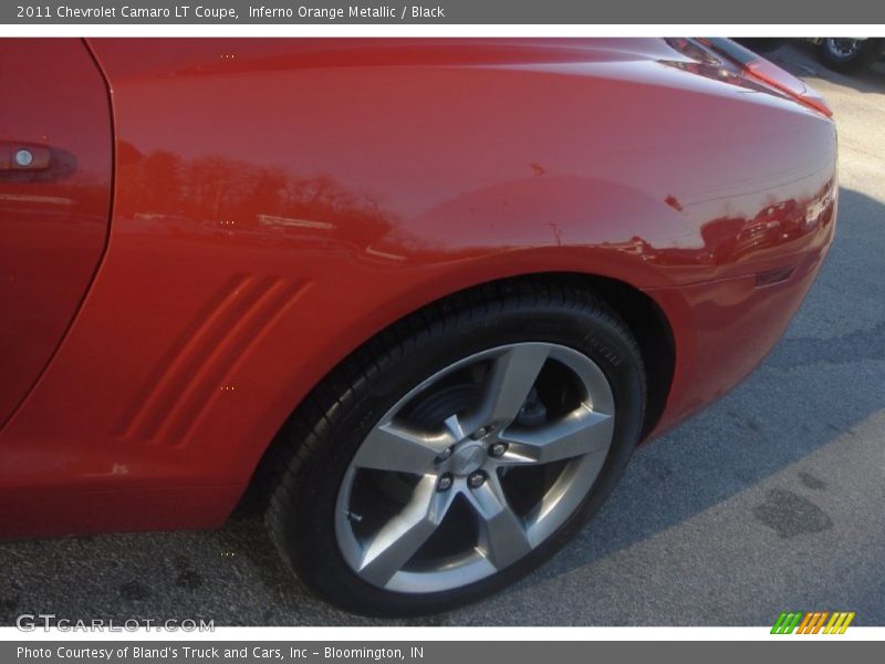 Inferno Orange Metallic / Black 2011 Chevrolet Camaro LT Coupe