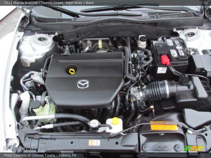 Ingot Silver / Black 2011 Mazda MAZDA6 i Touring Sedan