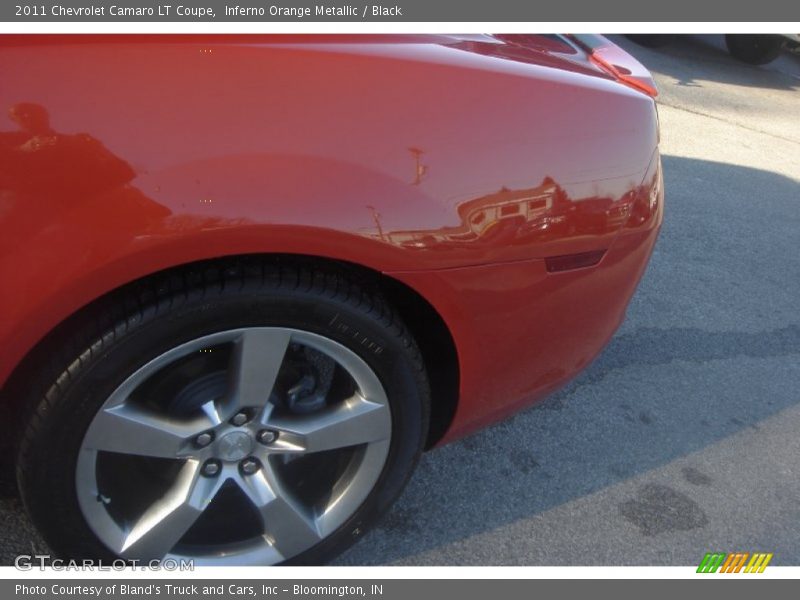 Inferno Orange Metallic / Black 2011 Chevrolet Camaro LT Coupe