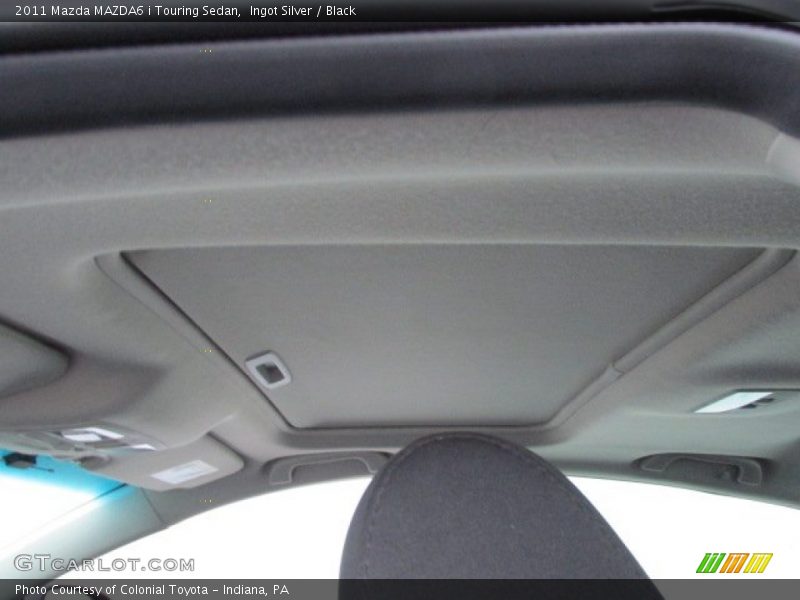 Ingot Silver / Black 2011 Mazda MAZDA6 i Touring Sedan