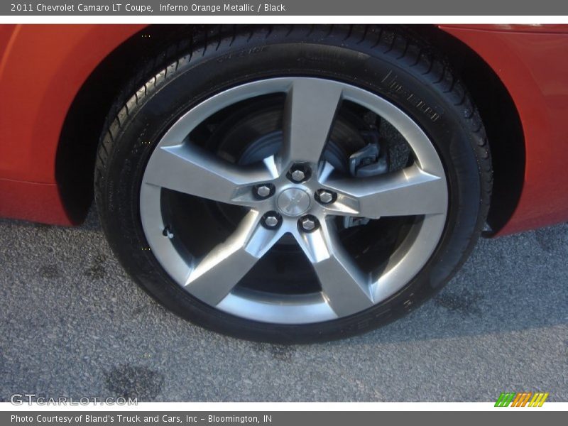 Inferno Orange Metallic / Black 2011 Chevrolet Camaro LT Coupe