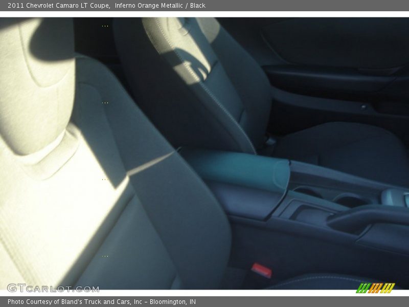 Inferno Orange Metallic / Black 2011 Chevrolet Camaro LT Coupe
