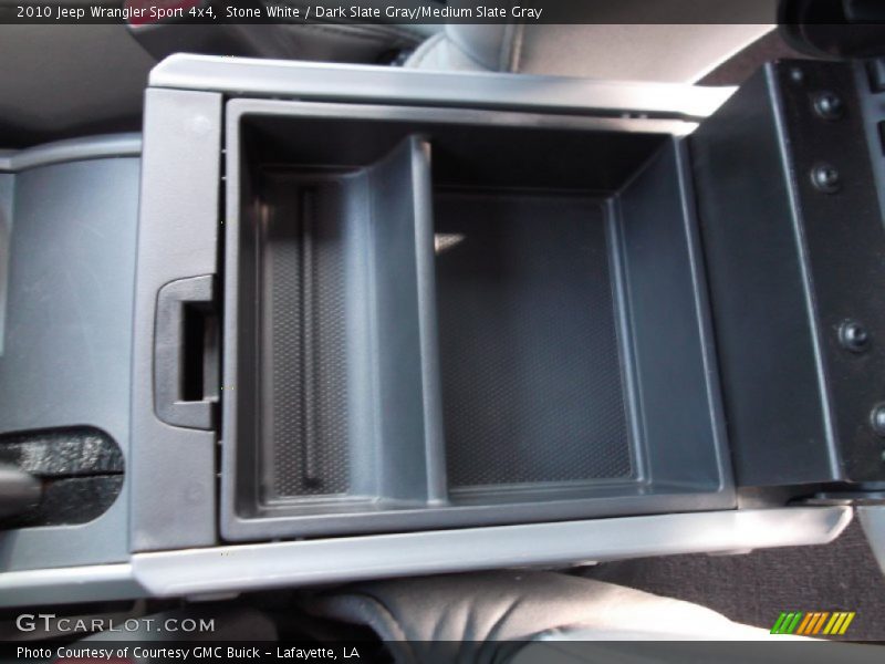 Stone White / Dark Slate Gray/Medium Slate Gray 2010 Jeep Wrangler Sport 4x4