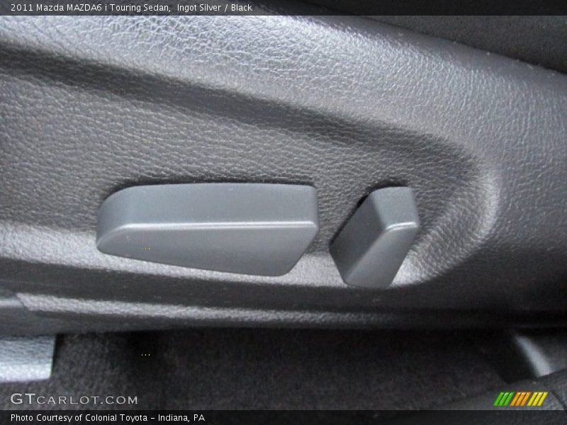 Ingot Silver / Black 2011 Mazda MAZDA6 i Touring Sedan