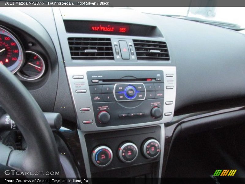 Ingot Silver / Black 2011 Mazda MAZDA6 i Touring Sedan
