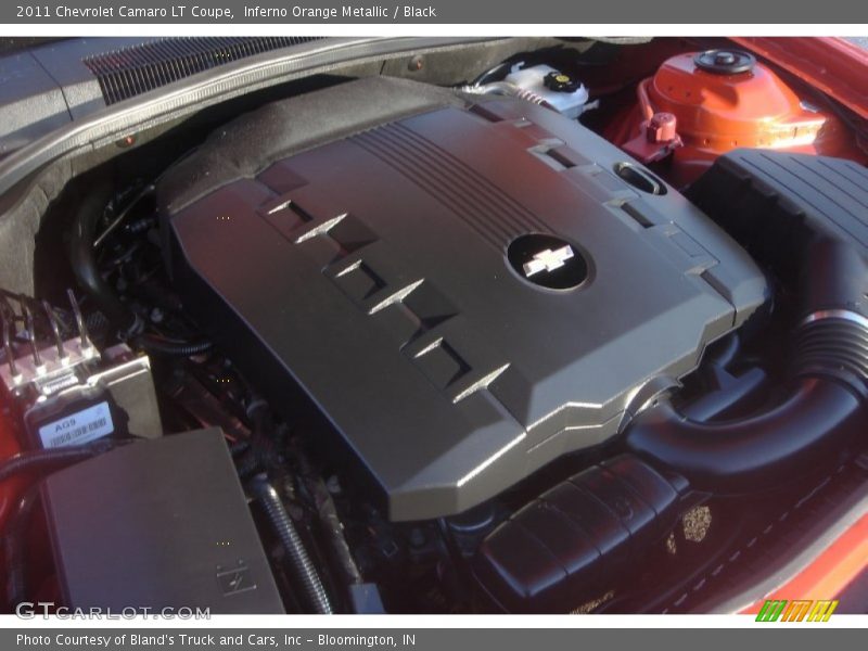 Inferno Orange Metallic / Black 2011 Chevrolet Camaro LT Coupe