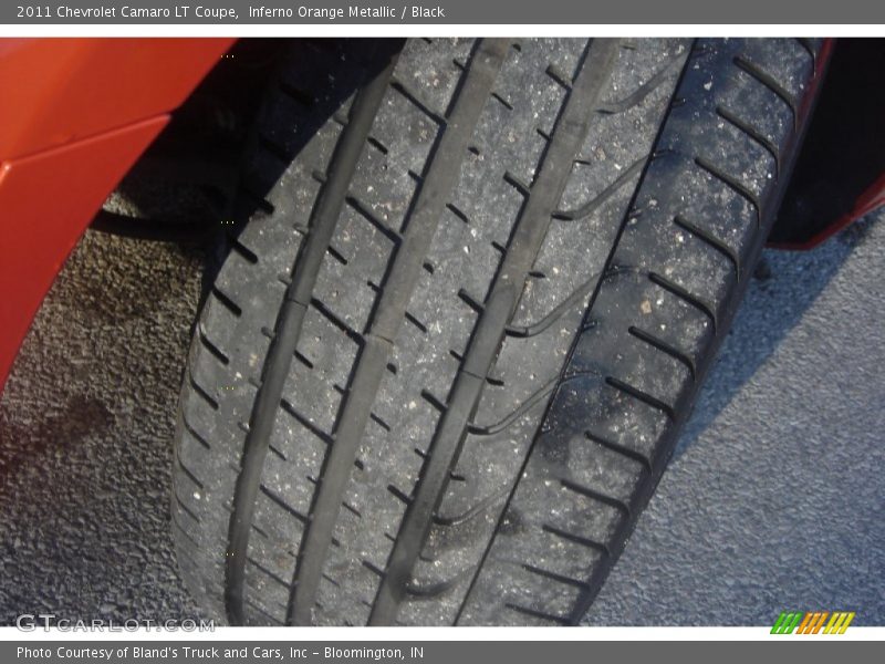 Inferno Orange Metallic / Black 2011 Chevrolet Camaro LT Coupe