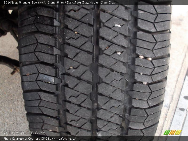 Stone White / Dark Slate Gray/Medium Slate Gray 2010 Jeep Wrangler Sport 4x4