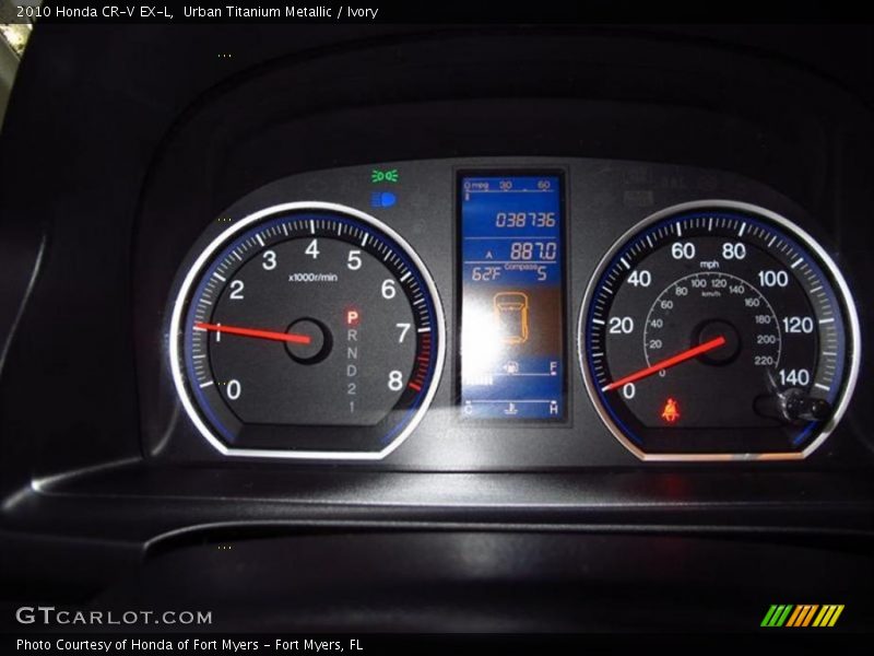 Urban Titanium Metallic / Ivory 2010 Honda CR-V EX-L