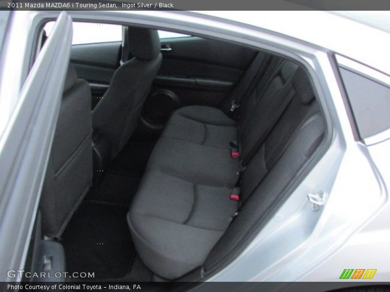 Ingot Silver / Black 2011 Mazda MAZDA6 i Touring Sedan