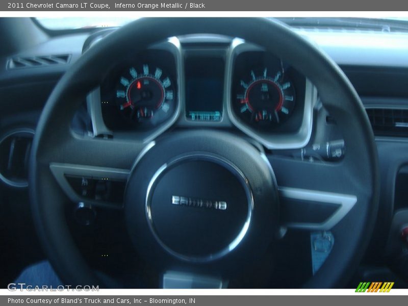 Inferno Orange Metallic / Black 2011 Chevrolet Camaro LT Coupe
