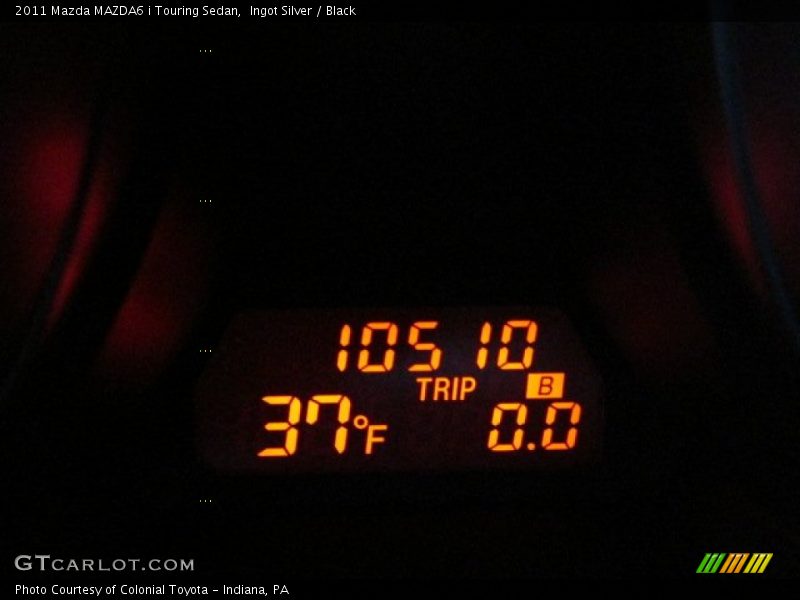 Ingot Silver / Black 2011 Mazda MAZDA6 i Touring Sedan