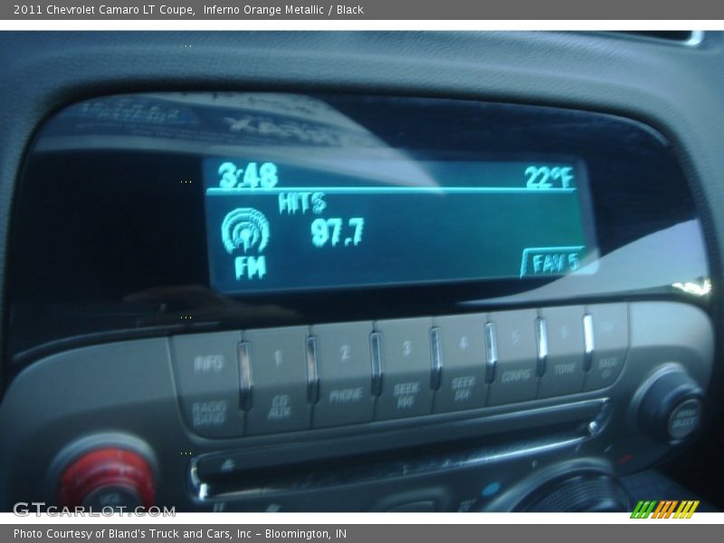 Inferno Orange Metallic / Black 2011 Chevrolet Camaro LT Coupe