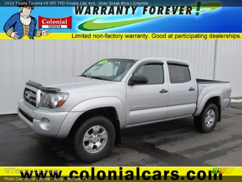 Silver Streak Mica / Graphite 2010 Toyota Tacoma V6 SR5 TRD Double Cab 4x4