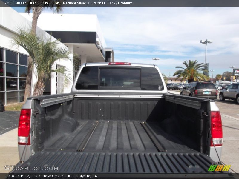 Radiant Silver / Graphite Black/Titanium 2007 Nissan Titan LE Crew Cab