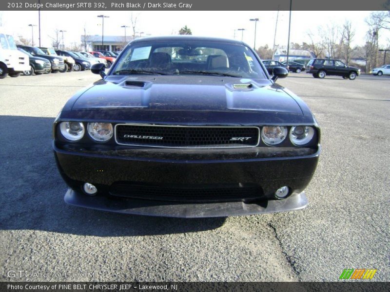 Pitch Black / Dark Slate Gray 2012 Dodge Challenger SRT8 392