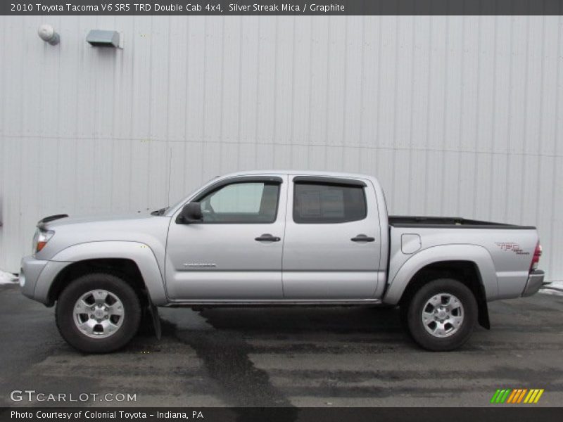 Silver Streak Mica / Graphite 2010 Toyota Tacoma V6 SR5 TRD Double Cab 4x4