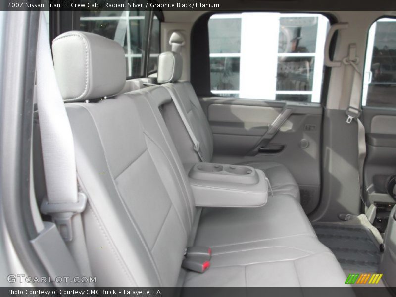 Radiant Silver / Graphite Black/Titanium 2007 Nissan Titan LE Crew Cab