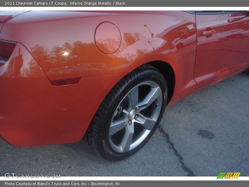 Inferno Orange Metallic / Black 2011 Chevrolet Camaro LT Coupe