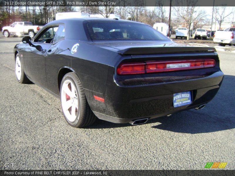 Pitch Black / Dark Slate Gray 2012 Dodge Challenger SRT8 392