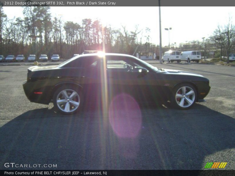 Pitch Black / Dark Slate Gray 2012 Dodge Challenger SRT8 392